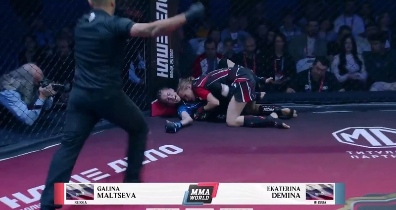 Missed Fists: Ekaterina Demina suffers nightmarish arm break
